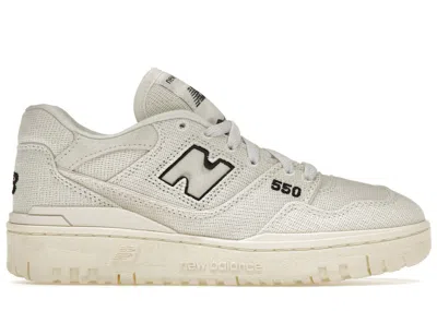 Pre-owned New Balance Men's  550 Rattan Sneakers In Sea Salt/black In Multi