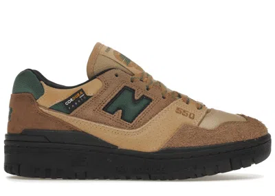 Pre-owned New Balance Men's  550 Size? Cordura Pack Sneakers In Light Brown/green In Multi