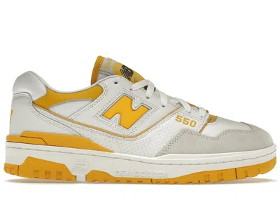 Pre-owned New Balance Men's  550 Sneakers In Sea Salt/varsity Gold