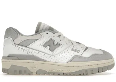 Pre-owned New Balance Men's  550 Sneakers In White/rain Cloud/grey In Multi