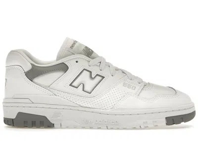 Pre-owned New Balance Men's  550 Sneakers In White/shadow Grey/summer Fog In Multi
