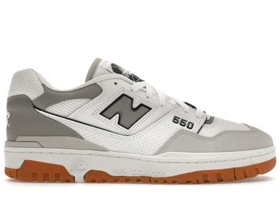 Pre-owned New Balance Men's  550 Sneakers In White/slate Grey/brighton Grey In Multi