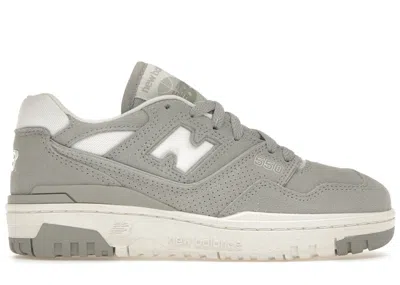 Pre-owned New Balance Men's  550 Suede Pack Sneakers In Concrete/white/sea Salt