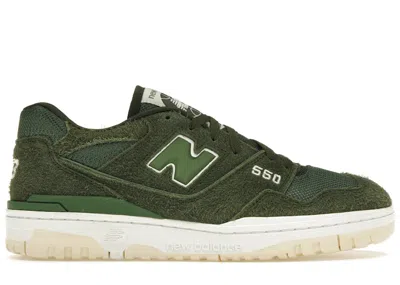 Pre-owned New Balance Men's  550 Suede Sneakers In Nori/kombu/macadamia Nut In Brown