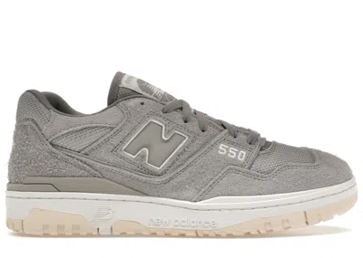 Pre-owned New Balance Men's  550 Suede Sneakers In Slate Grey/concrete/macadamia Nut In Multi