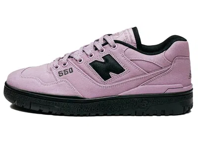Pre-owned New Balance Men's  550 Thisisneverthat Sneakers In Lavender/black