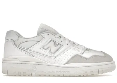 Pre-owned New Balance Men's  550 Toe Sneakers In White/grey In Gray