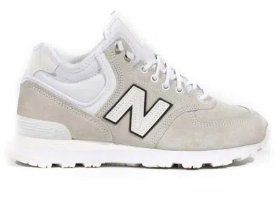 Pre-owned New Balance Men's  574 Boot Eye Junya Watanabe Man Sneakers In Beige/white