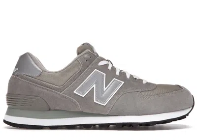 Pre-owned New Balance Men's  574 Classic Sneakers In Grey/silver