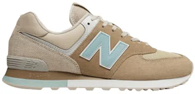 Pre-owned New Balance Men's  574 Classics Surf Sneakers In Hemp/incense
