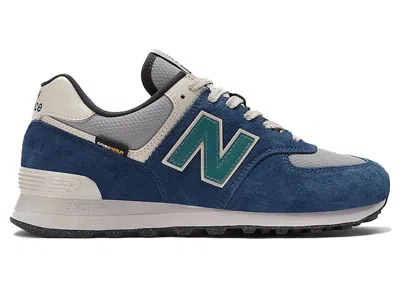 Pre-owned New Balance Men's  574 Cordura Navy Sneakers In Nb Navy Blue