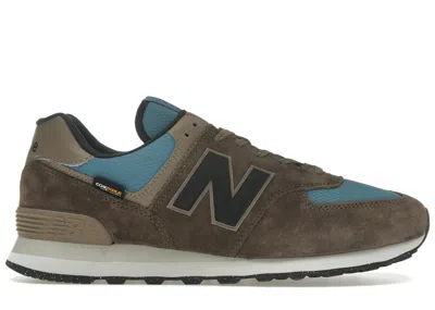 Pre-owned New Balance Men's  574 Cordura Sneakers In Dark Mushroom In Brown
