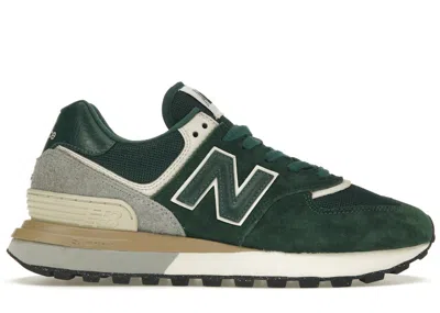 Pre-owned New Balance Men's  574 Legacy Sneakers In Green/white In Multi