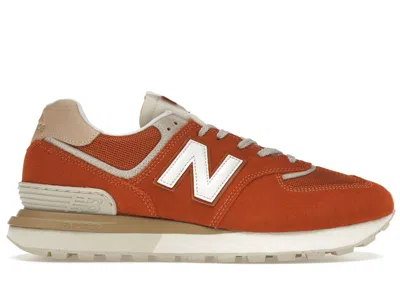 Pre-owned New Balance Men's  574 Legacy Sneakers In Orange