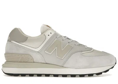 Pre-owned New Balance Men's  574 Legacy Sneakers In White/grey In Gray