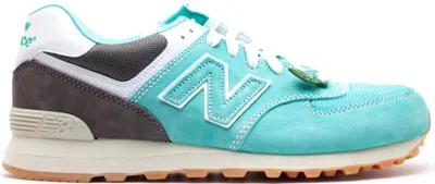 Pre-owned New Balance Men's  574 Mita Sneakers X Oshmans Mojitoin Mint Candy/white China