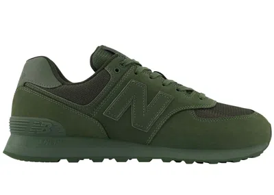 Pre-owned New Balance Men's  574 Mono Green Sneakers In Norway Spruce/camo Green/covert Green