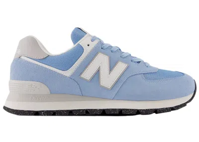 Pre-owned New Balance Men's  574 Rugged Sneakers In Blue/white In Multi