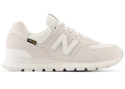 Pre-owned New Balance Men's  574 Rugged Sneakers In White/sea Salt