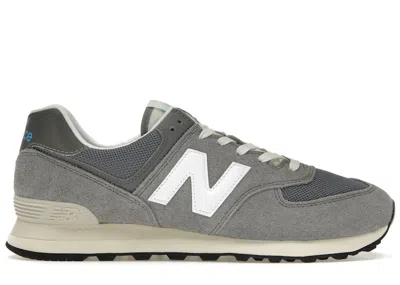 Pre-owned New Balance Men's  574 Sneakers In Apollo Grey/white In Multi