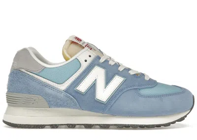 Pre-owned New Balance Men's  574 Sneakers In Blue Laguna/sea Salt