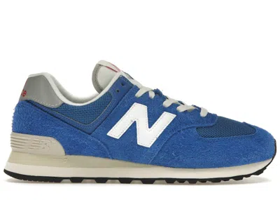 Pre-owned New Balance Men's  574 Sneakers In Blue/white/silver In Multi