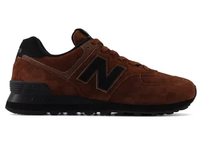 Pre-owned New Balance Men's  574 Sneakers In Brown/black In Multi