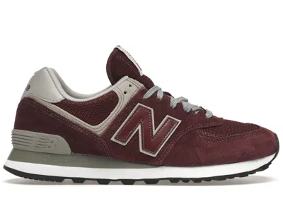 Pre-owned New Balance Men's  574 Sneakers In Burgundy