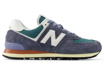Pre-owned New Balance Men's  574 Sneakers In Dark Arctic Grey/sea Salt In Multi