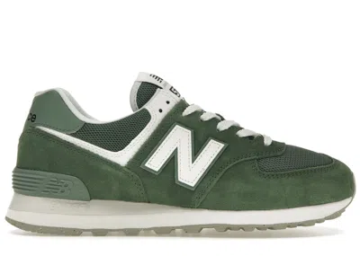 Pre-owned New Balance Men's  574 Sneakers In Green/fog