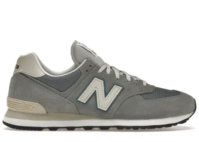Pre-owned New Balance Men's  574 Sneakers In Grey/sky Blue