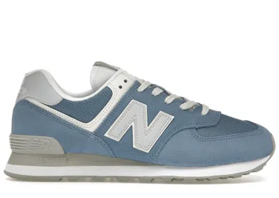 Pre-owned New Balance Men's  574 Sneakers In Heron Blue/granite/white In Multi