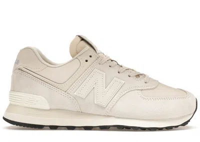 Pre-owned New Balance Men's  574 Sneakers In Linen/sea Salt