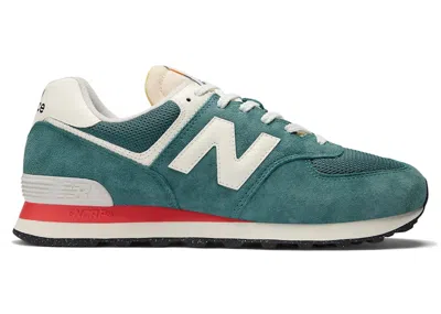 Pre-owned New Balance Men's  574 Sneakers In New Spruce/sea Salt