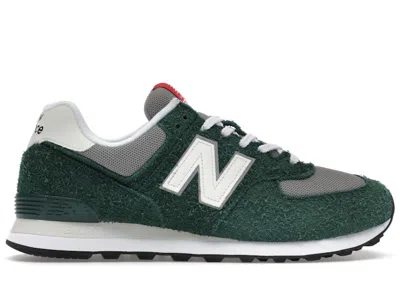 Pre-owned New Balance Men's  574 Sneakers In Nightwatch Green/sea Salt