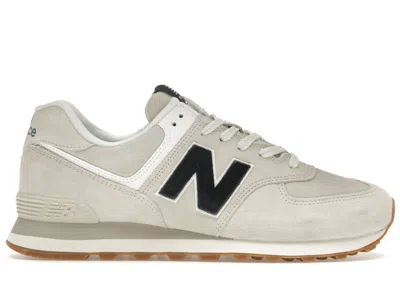 Pre-owned New Balance Men's  574 Sneakers In Nimbus/black/gum In Multi