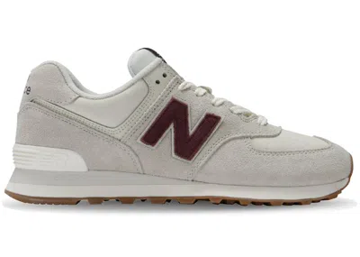 Pre-owned New Balance Men's  574 Sneakers In Nimbus/burgundy/gum