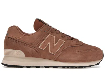 Pre-owned New Balance Men's  574 Sneakers In Pecan/dark Vintage Rose