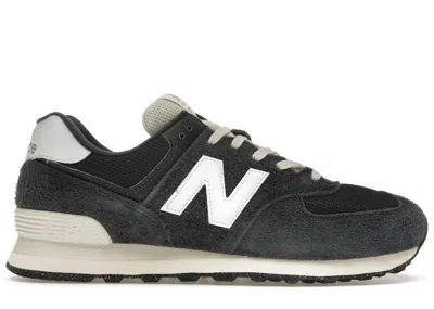 Pre-owned New Balance Men's  574 Sneakers In Phantom/angora/black