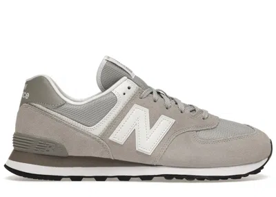 Pre-owned New Balance Men's  574 Sneakers In Rain Cloud/white In Multi