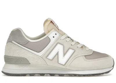 Pre-owned New Balance Men's  574 Sneakers In Sea Salt/white