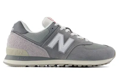 Pre-owned New Balance Men's  574 Sneakers In Slate Grey/white