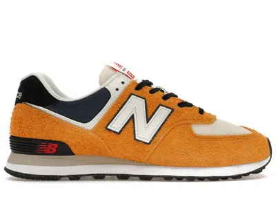 Pre-owned New Balance Men's  574 Sneakers In Yellow/grey In Multi