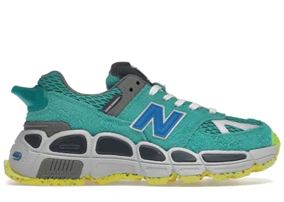 Pre-owned New Balance Men's  574 Yurt Salehe Bembury Universal Communication Sneakers In Emerald Sky Blue/grey In Multi