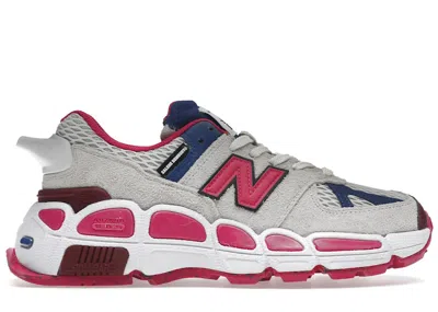 Pre-owned New Balance Men's  574 Yurt Salehe Bembury Universal Communication Sneakers In Workwear White/pink In Multi