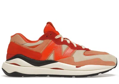 Pre-owned New Balance Men's  57/40 Concepts Headin' Home Sneakers In Orange/ Apricot