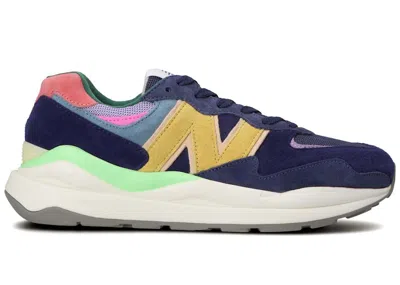 Pre-owned New Balance Men's  57/40 Deep Sneakers In Blue