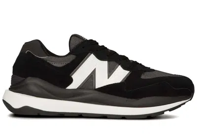 Pre-owned New Balance Men's  57/40 Grey Sneakers In Black/white In Multi