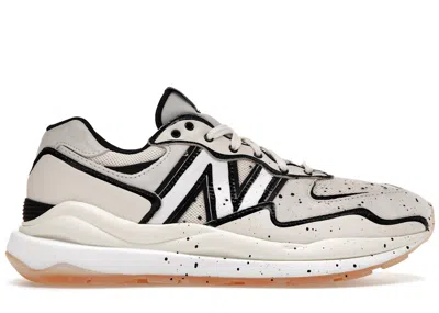 Pre-owned New Balance Men's  57/40 Joshua Vides Sneakers In White/black In Multi