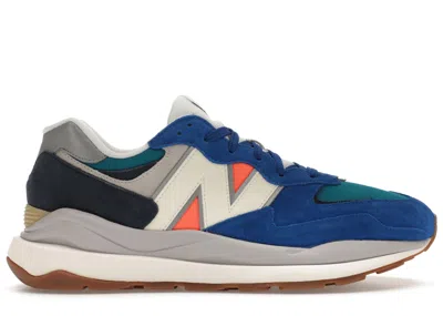 Pre-owned New Balance Men's  57/40 Orange Sneakers In Team Royal